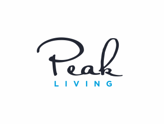 Peak Living logo design by santrie