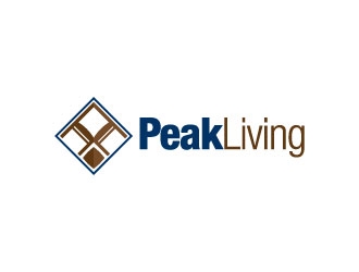 Peak Living logo design by gipanuhotko