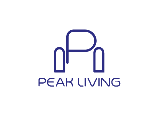 Peak Living logo design by JoeShepherd