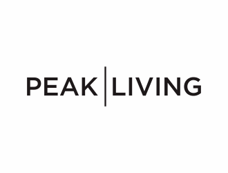 Peak Living logo design by Editor