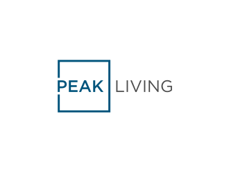 Peak Living logo design by logitec