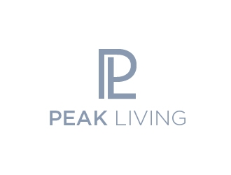 Peak Living logo design by my!dea