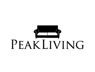 Peak Living logo design by ElonStark