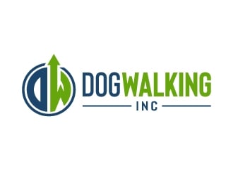 Dog Walking Inc logo design by akilis13