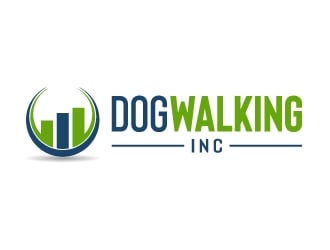 Dog Walking Inc logo design by akilis13