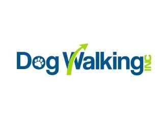 Dog Walking Inc logo design by amar_mboiss