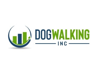 Dog Walking Inc logo design by akilis13