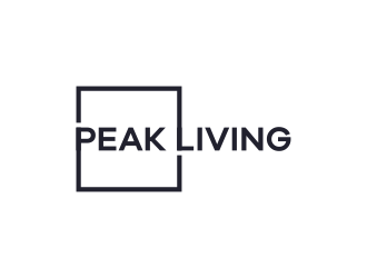Peak Living logo design by goblin