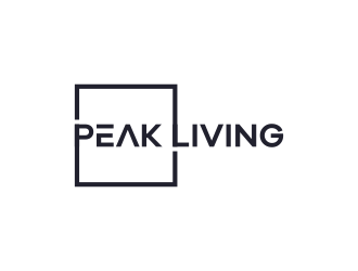 Peak Living logo design by goblin
