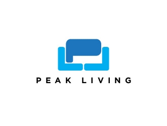 Peak Living logo design by usef44