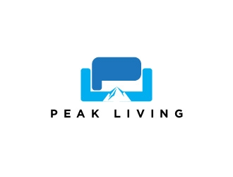 Peak Living logo design by usef44