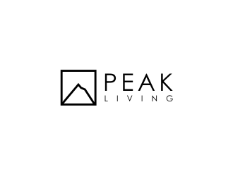 Peak Living logo design by revi