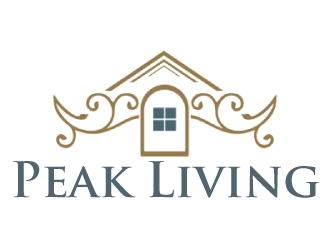 Peak Living logo design by ElonStark