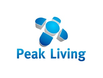 Peak Living logo design by rykos