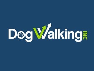 Dog Walking Inc logo design by amar_mboiss