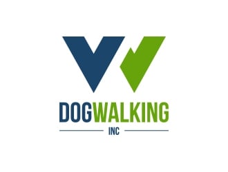 Dog Walking Inc logo design by MarkindDesign