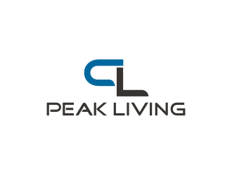 Peak Living logo design by BintangDesign