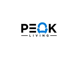 Peak Living logo design by CreativeKiller