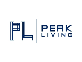 Peak Living logo design by Webphixo