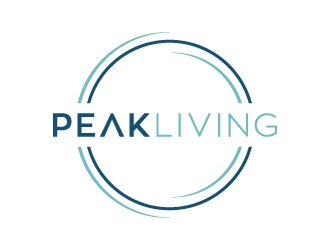 Peak Living logo design by akilis13