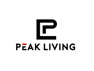 Peak Living logo design by serprimero