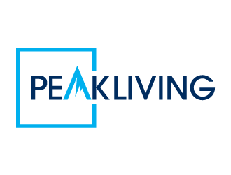 Peak Living logo design by kgcreative