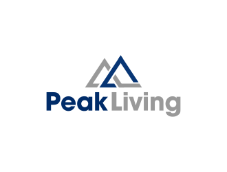 Peak Living logo design by ingepro