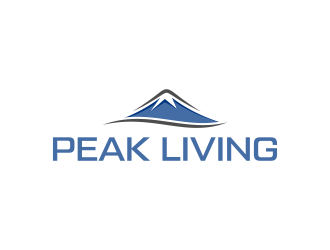 Peak Living logo design by ingepro