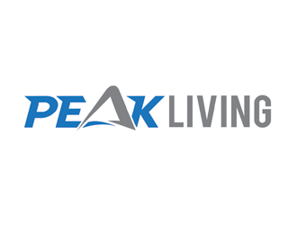 Peak Living logo design by DigitalCreate