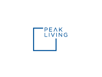 Peak Living logo design by lestatic22