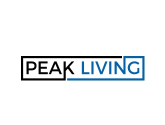 Peak Living logo design by MarkindDesign