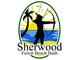 Sherwood Forest Beach Bash logo design by MAXR