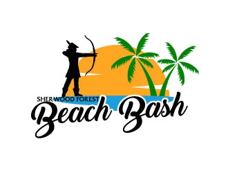 Sherwood Forest Beach Bash logo design by KDesigns