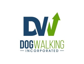 Dog Walking Inc logo design by MarkindDesign