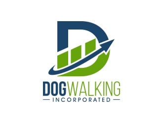 Dog Walking Inc logo design by MarkindDesign