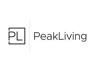 Peak Living logo design by lexipej