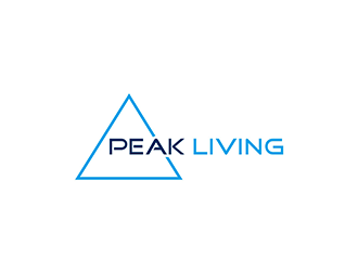 Peak Living logo design by logolady