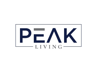 Peak Living logo design by Erasedink