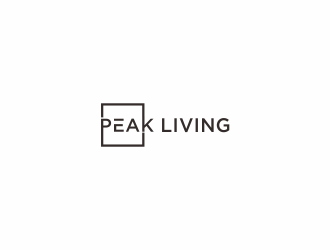 Peak Living logo design by menanagan