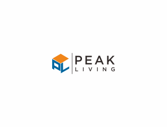 Peak Living logo design by menanagan