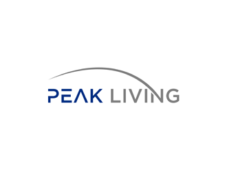 Peak Living logo design by alby