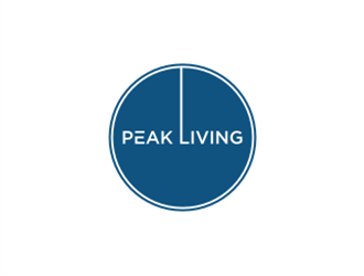 Peak Living logo design by sheilavalencia