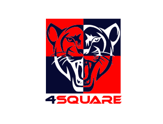 4 SQUARE logo design by THOR_