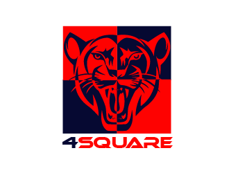 4 SQUARE logo design by THOR_