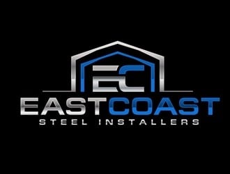 EastCoast Steel Installers logo design by DreamLogoDesign