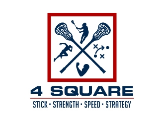 4 SQUARE logo design by jaize