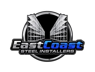 EastCoast Steel Installers logo design by DreamLogoDesign