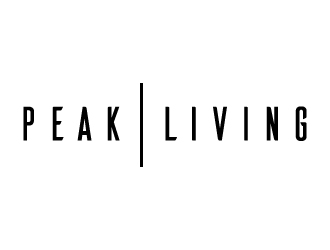 Peak Living logo design by Akhtar