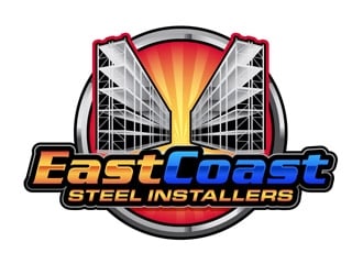 EastCoast Steel Installers logo design by DreamLogoDesign