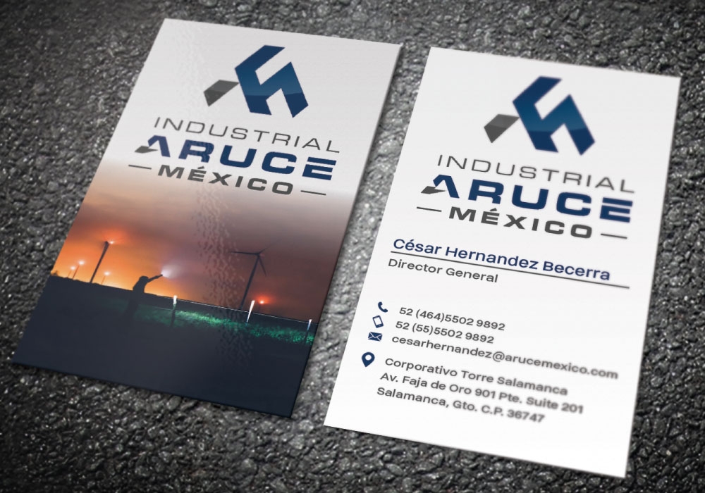 Industrial Aruce México logo design by Boomstudioz